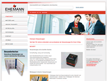 Tablet Screenshot of ehemann-verpackungen.de